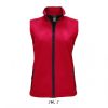 SOL'S SO02888 Race BW női softshell mellény - Pepper Red