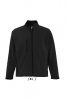 SOL'S SO46600 Relax férfi cipzáros softshell dzseki - Black