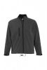 SOL'S SO46600 Relax férfi cipzáros softshell dzseki - Charcoal Grey