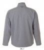 SOL'S SO46600 Relax férfi cipzáros softshell dzseki - Grey Melange