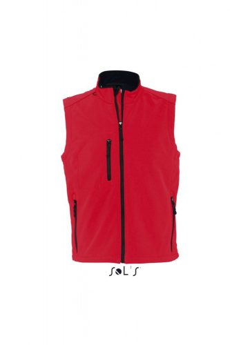 SOL'S SO46601 Rallye férfi softshell mellény - Pepper Red