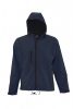 SOL'S SO46602 Replay férfi kapucnis softshell dzseki - French Navy