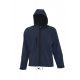 SOL'S SO46602 Replay férfi kapucnis softshell dzseki - French Navy