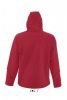 SOL'S SO46602 Replay férfi kapucnis softshell dzseki - Pepper Red