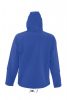 SOL'S SO46602 Replay férfi kapucnis softshell dzseki - Royal Blue