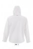 SOL'S SO46602 Replay férfi kapucnis softshell dzseki - White