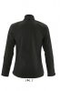 SOL'S SO46800 Roxy női cipzáros softshell dzseki - Black