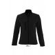 SOL'S SO46800 Roxy női cipzáros softshell dzseki - Black