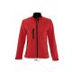 SOL'S SO46800 Roxy női cipzáros softshell dzseki - Pepper Red