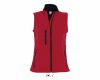 SOL'S SO46801 Rallye női softshell mellény - Pepper Red