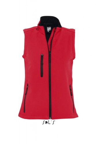 SOL'S SO46801 Rallye női softshell mellény - Pepper Red