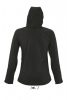 SOL'S SO46802 Replay női kapucnis softshell dzseki - Black