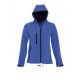 SOL'S SO46802 Replay női kapucnis softshell dzseki - Royal Blue