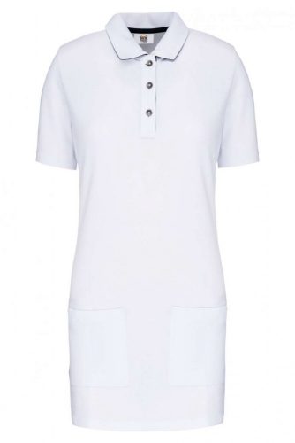 Designed To Work WK209 LADIES’ SHORT-SLEEVED LONGLINE POLO SHIRT 2XL