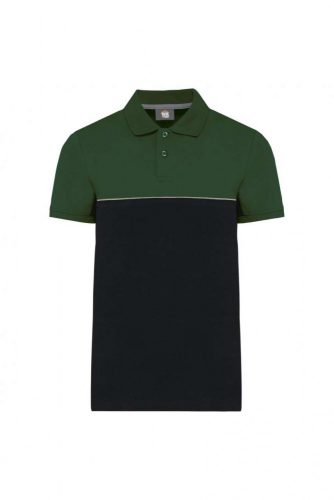 Designed To Work WK210 UNISEX ECO-FRIENDLY TWO-TONE SHORT SLEEVE POLO SHIRT 2XL