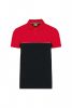 Designed To Work WK210 UNISEX ECO-FRIENDLY TWO-TONE SHORT SLEEVE POLO SHIRT 2XL