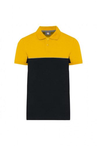 Designed To Work WK210 UNISEX ECO-FRIENDLY TWO-TONE SHORT SLEEVE POLO SHIRT 2XL