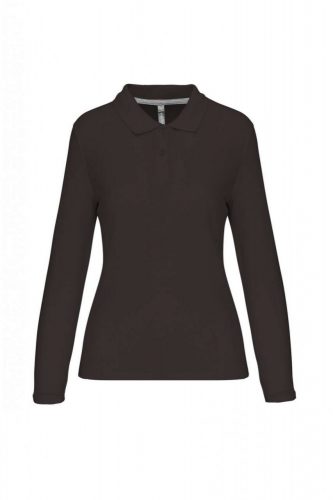 Designed To Work WK277 LADIES' LONG-SLEEVED POLO SHIRT XS