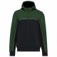 Designed To Work WK450 Bionic uniszex háromrétegű kéttónusú  softshell dzseki - Black/Forest Green