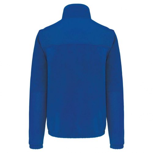 Designed To Work WK9105 uniszex polár dzseki levehető ujjakkal - Royal Blue