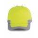 Designed To Work WKP123 uniszex neon színű sapka 5 paneles - Fluorescent Yellow