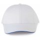 Designed To Work WKP145 OEKOTEX CERTIFIED 6 PANELS CAP WITH SANDWICH PEAK U